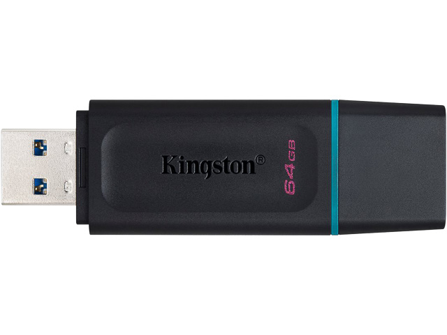 KINGSTON DATATRAVELER EXODIA USB 64GB DTX/64GB USB 3.2 schwarz/tuerkis 1