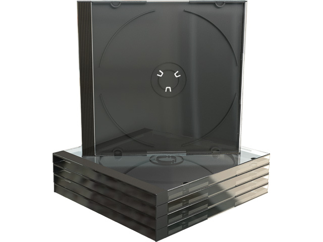 MEDIARANGE CD JEWEL CASE (100) BOX22 empyt cases black 1