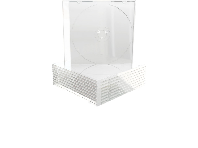 MEDIARANGE CD SLIM CASE 1DISK (100) BOX20 Leerhuellen transparent 1