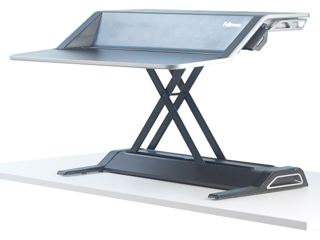 0007901 FELLOWES Lotus sit-stand work station black 1