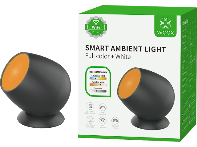R5145 WOOX SMART MOTION DESK LAMP 210lumen 3000-6500K RGB+CCT 1