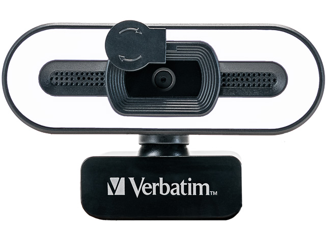 VERBATIM USB WEBCAM 1080P HD 49579 microphone/light/cable/black 1
