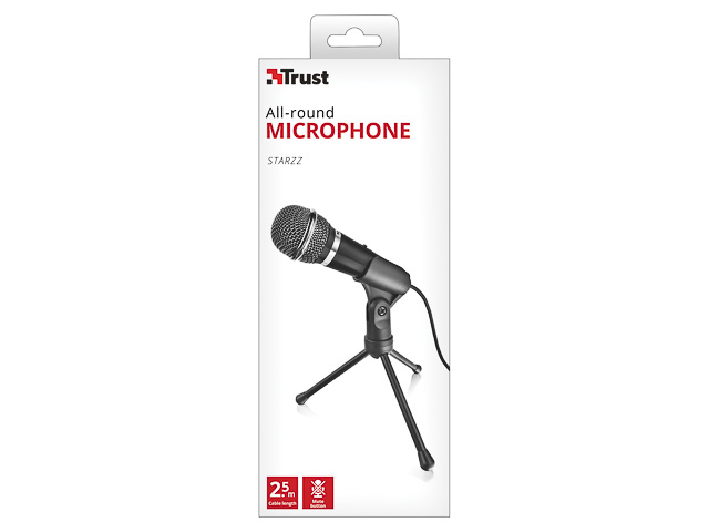 TRUST STARZZ ALLROUND MICROPHONE 21671 for PC and laptop 1