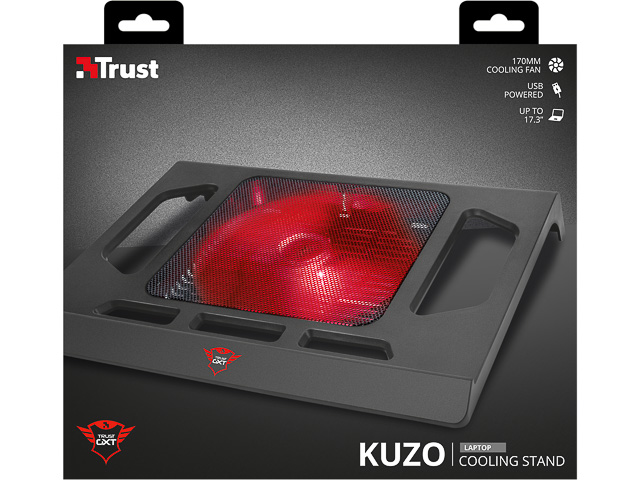 TRUST GXT220 KUZO NOTEBOOK COOLING STAND 20159 black 1