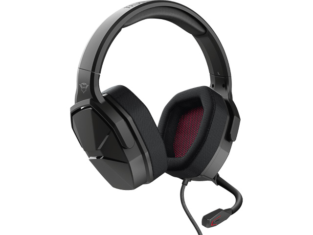 TRUST GXT4371 WARD GAMING HEADSET 3.5mm 23799 wired black over-ear RFID-Chip 1