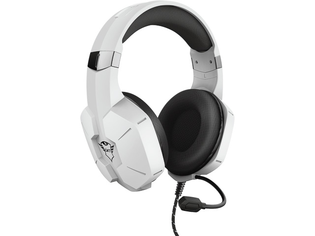 TRUST GXT323W CARUS GAMING HEADSET 3.5mm 24258 wired white over-ear PS5 1