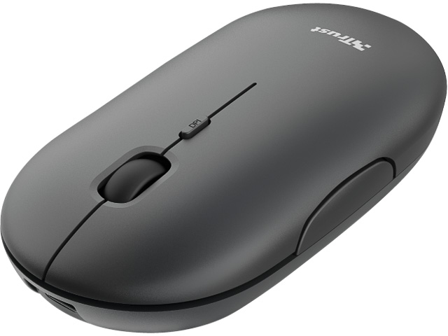 TRUST PUCK RECHARGEABLE MOUSE 24059 wireless ambidextrous black 1