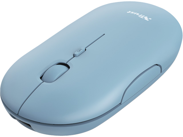 TRUST PUCK MOUSE RECHARGEABLE 24126 wireless blue 1