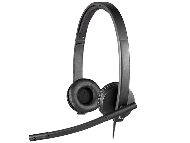 LOGITECH H570 MONO USB-A HEADSET 981-000571 wired black on-ear 1