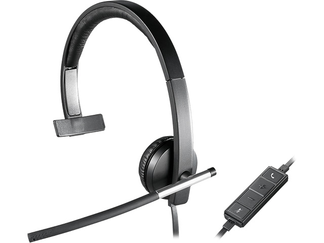 LOGITECH H650E MONO USB-A HEADSET 981-000514 Kabel schwarz On-Ear 1