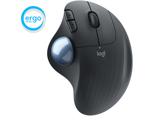 910-005872 LOGITECH M575 mouse 5buttons ergonomic wireless trackball graphite 1