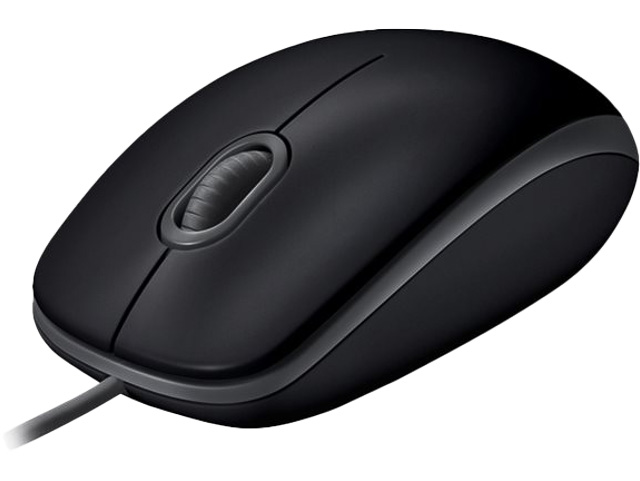 LOGITECH B110 SILENT MOUSE WITH CABLE 910-005508 3buttons USB black 1