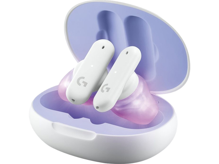 LOGITECH G FITS EARPHONES WHITE 985-001183 microphone wireless in-ear 1