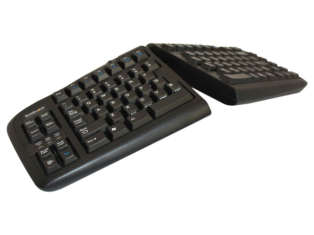 BNEGTBUS BAKKER Goldtouch V2 Split keyboard US QWERTY black 1
