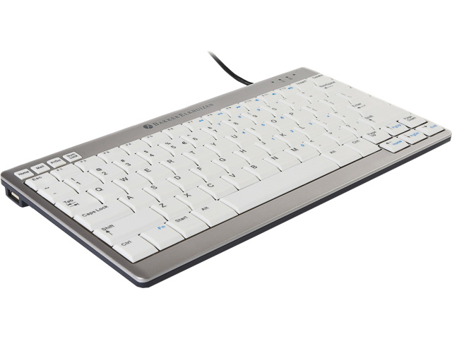 BNEU950BE BAKKER Ultraboard 950 clavier BE AZERTY BE argent-blanc 1