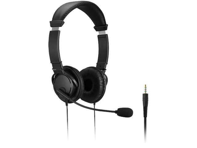 K33597WW KENSINGTON HEADSET 3.5mm wired black on-ear 1