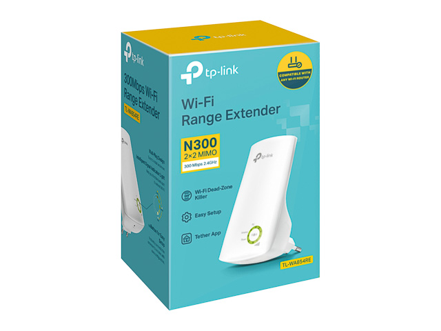 TP-LINK WLAN REPEATER TL-WA854RE WiFi4 300Mbps 2.4GHz 1