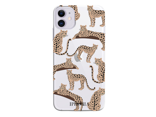 17825 IPHORIA CLASSIC CASE IP12 PRO MAX mobile cover leopard mosaic clear 1