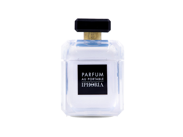 16861 IPHORIA AIRPOD CASE TPU Parfum No.1 white and gold 1