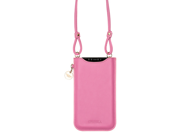 18588 IPHORIA NECKLACE SLEEVE Handytasche pink IPhone 6-12Pro Max 1