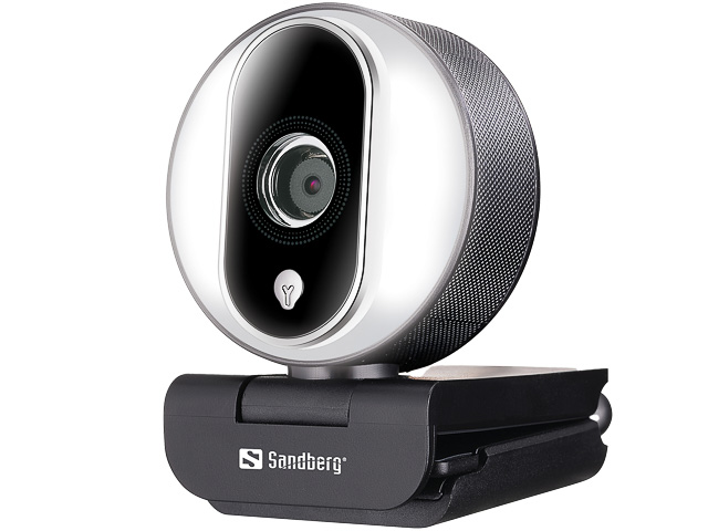 SANDBERG STREAMER USB WEBCAM 1080P PRO 134-12 microphone/cable/silver-black 1