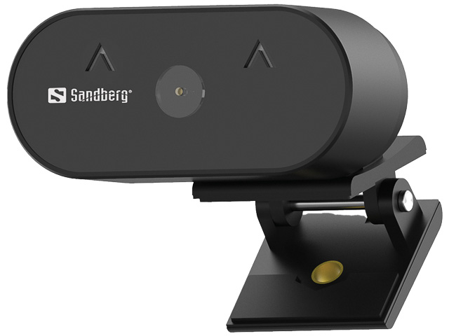 SANDBERG USB WEBCAM WIDE ANGLE 1080P HD 134-10 microphone/cable/black 1