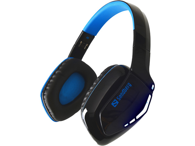 SANDBERG BLUE STORM WIRELESS HEADSET 126-01 wireless BT black on-ear 1