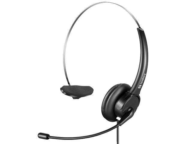 SANDBERG USB-A OFFICE HEADSET MONO 126-28 wired black on-ear 1