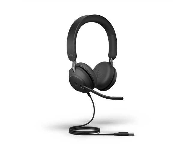 JABRA EVOLVE2 40 UC DUO USB-A HEADSET 24089-989-999 wired black on-ear NC 1