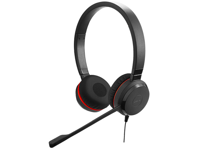 JABRA EVOLVE 20 SE MS DUO USB-A HEADSET 4999-823-309 wired black on-ear NC 1