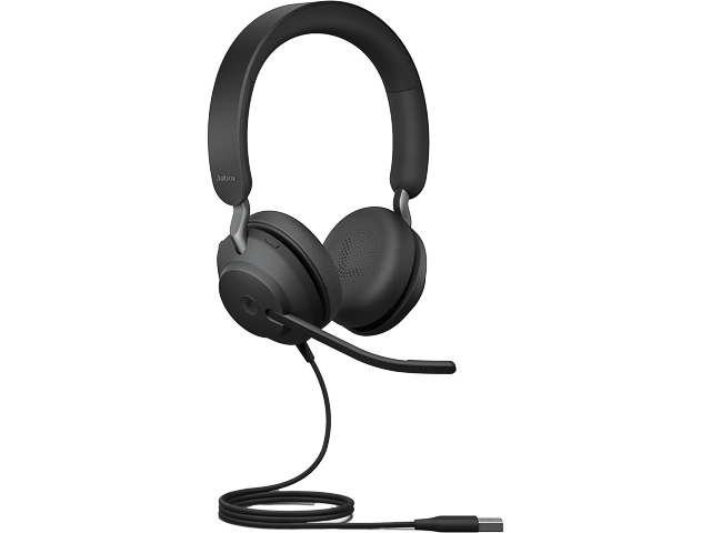 JABRA EVOLVE2 40 SE MS DUO USB-A HEADSET 24189-999-999 Kabel schwarz On-Ear NC 1