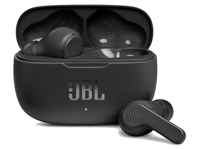 JBL WAVE 200TWS IN-EAR HEADSET JBLW200TWSBLK wireless micropohone black 1