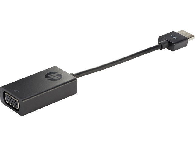 HP HDMI TO VGA ADAPTER H4F02AA#AC3 black 1