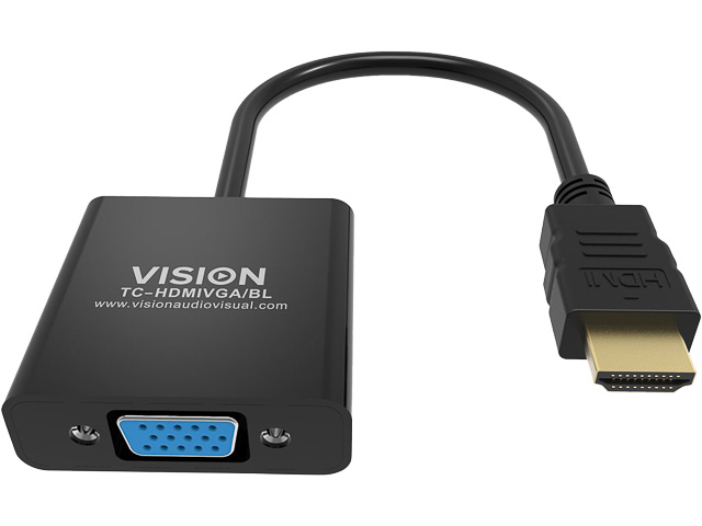 VISION HDMI ADAPTER TC-HDMIVGA/BL HDMI to VGA 1
