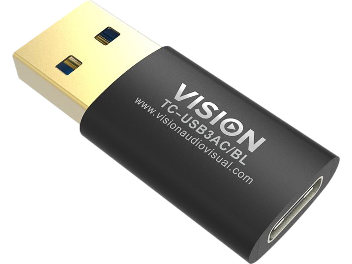 VISION USB ADAPTER TC-USB3AC/BL USB-C zu USB-A 1