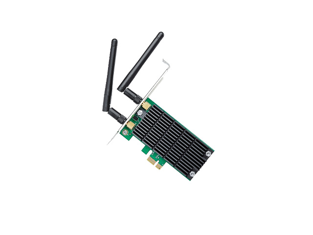 TP-LINK AC1200 WLAN ADAPTER ARCHER T4E 300/867Mbps 2.4/5GHz PCIe 1