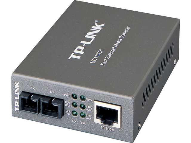 TP-LINK MC110CS MEDIA CONVERTER 100Base-FX/SC/TX 1xRJ-45 1