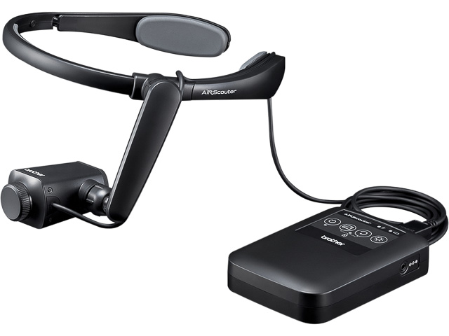 BROTHER WD370B AIR SCOUTER WD370BZ1 head-mounted 720p HD-Display 1