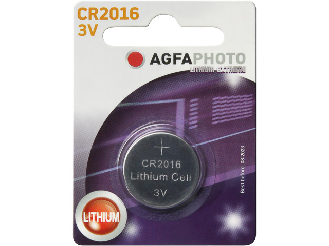 150-803418 AP CR2016 BATTERIE 1STK Lithium Knopfzellen 3V 1