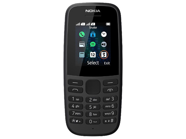 NOKIA 105 DUAL SIM PHONE 16KIGB01A08 black 1