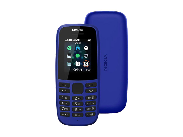 NOKIA 105 (2019) DUAL SIM PHONE 16KIGL01A08 RAM 4MB blue 1