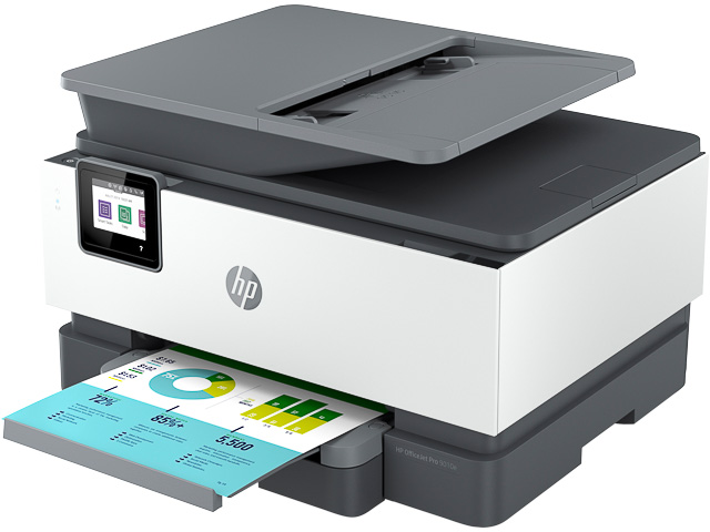 257G4B#629 HP+ OJ Pro 9010E 4in1 Inkjet Printer color A4 Apple Airprint 1