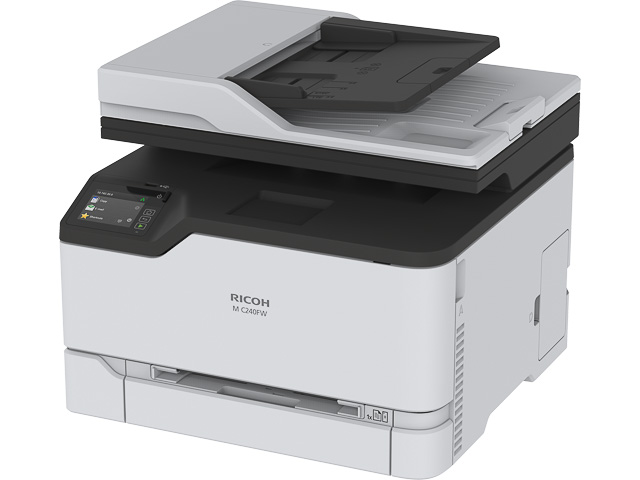 9P00124 RICOH MC240FW 4in1 Laserprinter kleur A4 Apple Airprint LAN WiFi multi 1