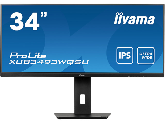 XUB3493WQSU-B5 IIYAMA Monitor 34" (86,4cm) 3440x1440dpi LED F 1