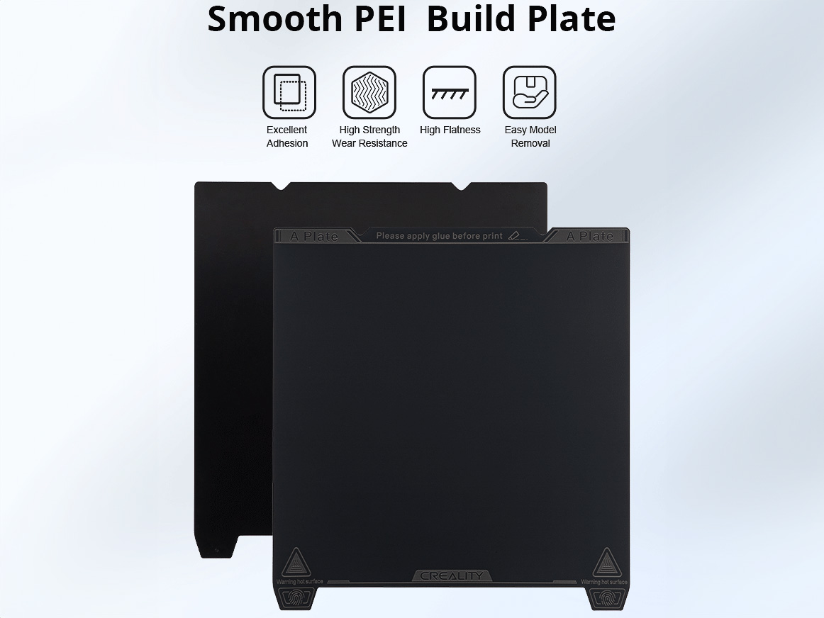 K1 MAX SMOOTH PEI BUILD PLATE 315x310mm CREALITY 3D ACCESSORY 1