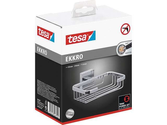 TESA EKKRO SOAP BASKET 40241-00000-00 chrome max. 4kg 1