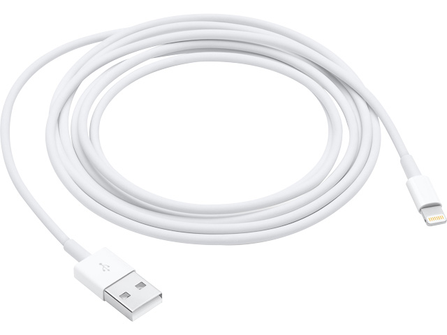 APPLE CHARGING CABLE USB 2.0 2m MD819ZM/A lightning white 1