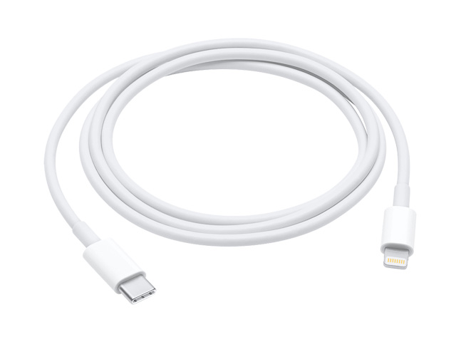 APPLE CHARGING CABLE USB-C 1m MM0A3ZM/A USB-C to lightning white 1