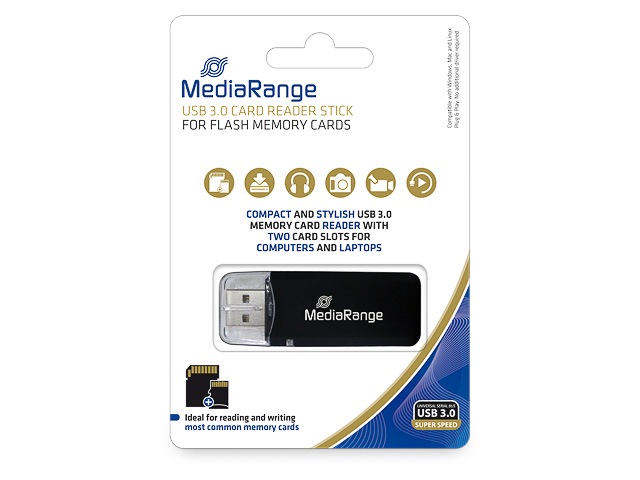 MEDIARANGE USB 3.0 MRCS507 Multi-Slot-Kartenleser 1