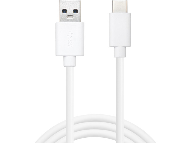 SANDBERG USB-C 3.1 > USB-A 3.0 CABLE 1m 136-15 white 1